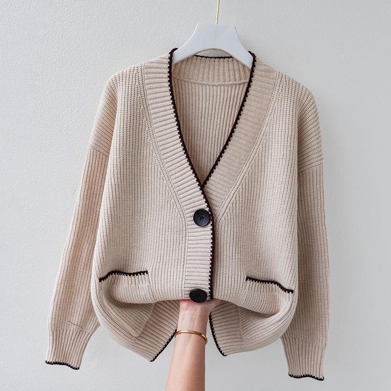 Loose And Lazy Style Sweater Coat